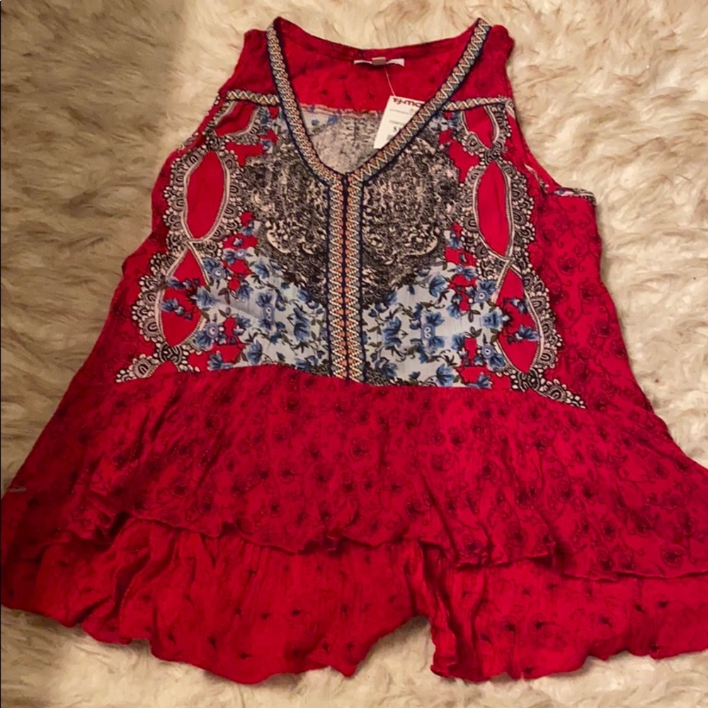 High low tank with flared bottom - FINAL DROP